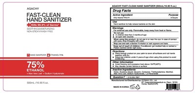 Agacy 75 Label